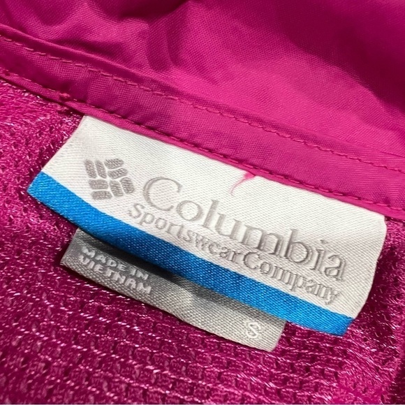 Columbia Sportswear Womens Windbreaker Running Athletic Jacket Pink S - Picture 6 of 15